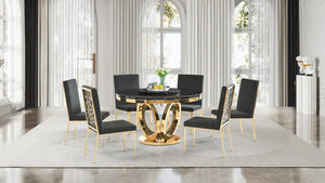 D615 Maxi Table (Black/Gold)