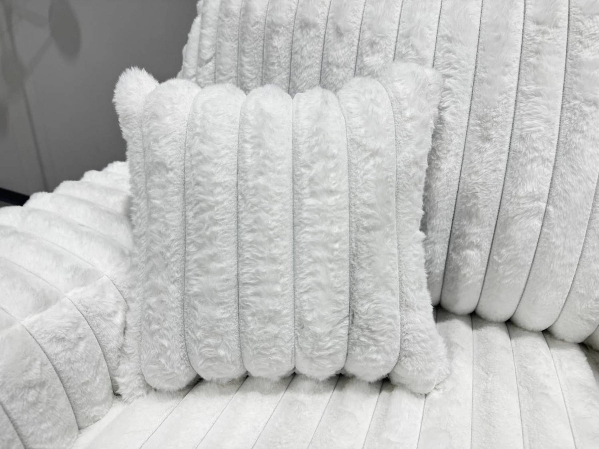 S319 Sofa and Loveseat (Ivory)