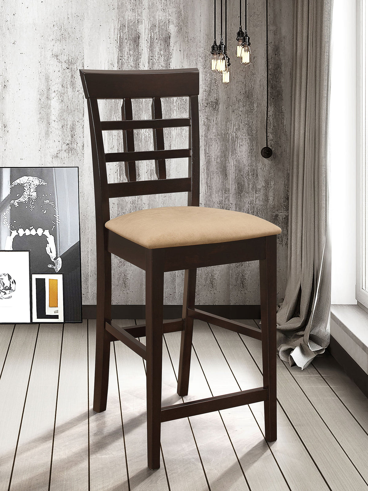 Gabriel Counter Chair Cappuccino (Set of 2)