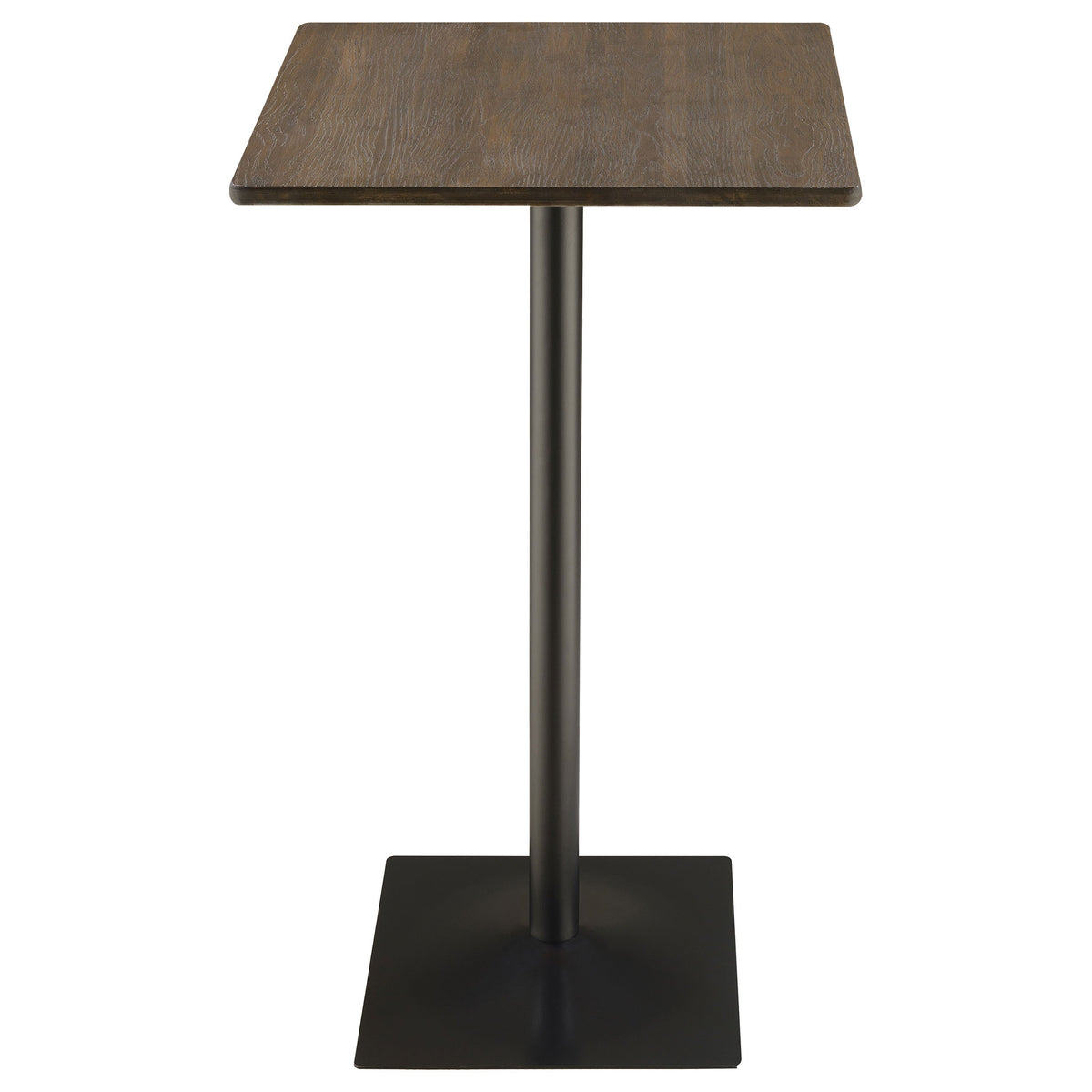 Cavalier Square 24-inch Pub Height Bistro Bar Table Dark Elm