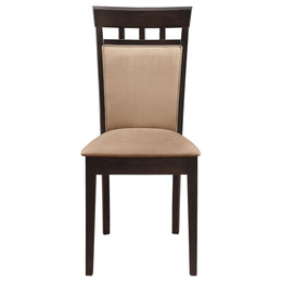 Gabriel Extension Leaf Dining Table Set Cappuccino