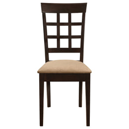 Gabriel Extension Leaf Dining Table Set Cappuccino