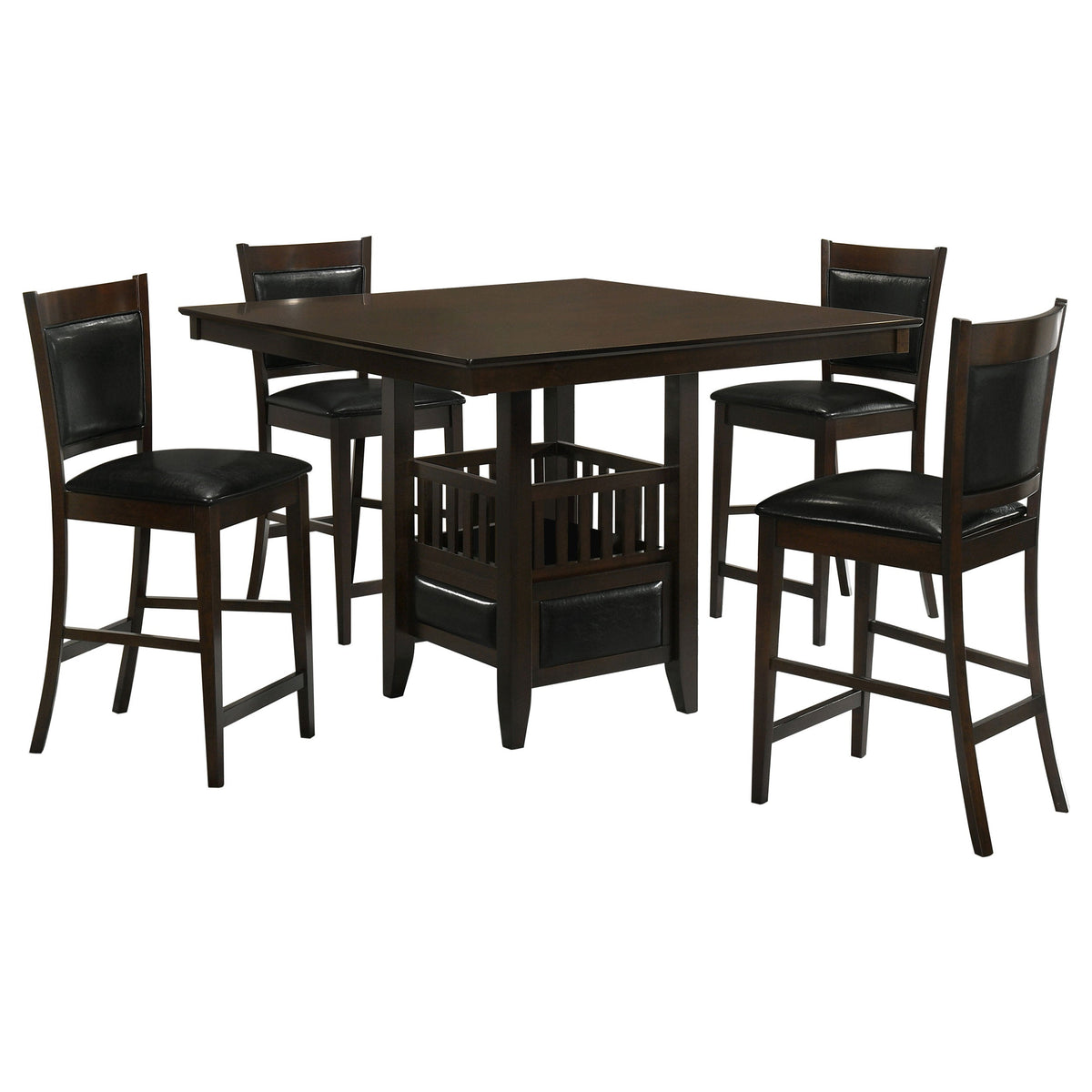 Jaden Square Counter Height Dining Set Espresso