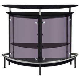 Amarillo Freestanding Glass Top Home Bar Wine Cabinet