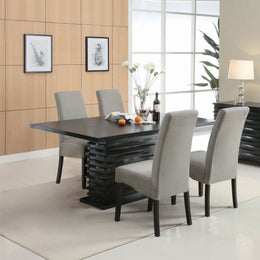 Stanton Rectangular Dining Table Set Grey