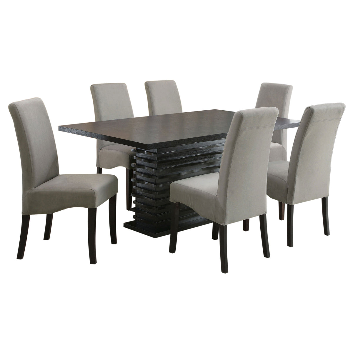 Stanton Rectangular Dining Table Set Grey
