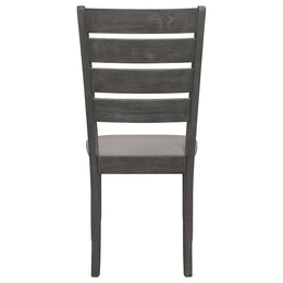 Dalila Wood Dining Side Chair Cappuccino (Set of 2)
