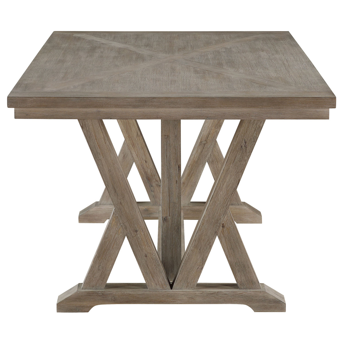 Cornelia Rectangular Dining Table Set Coastal Grey