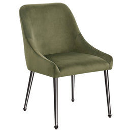 Mayette Upholstered Dining Side Chair Blue (Set of 2)