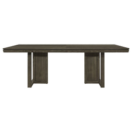 Kelly Rectangular Dining Table Set Dark Grey