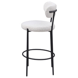 Viola Boucle Upholstered Counter Chair Cream (Set of 2)