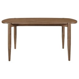 Dortch Oval Solid Wood Dining Set Walnut