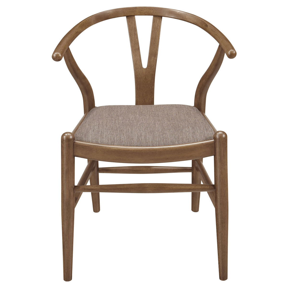 Dinah Wood Wishbone Dining Side Chair Walnut (Set of 2)