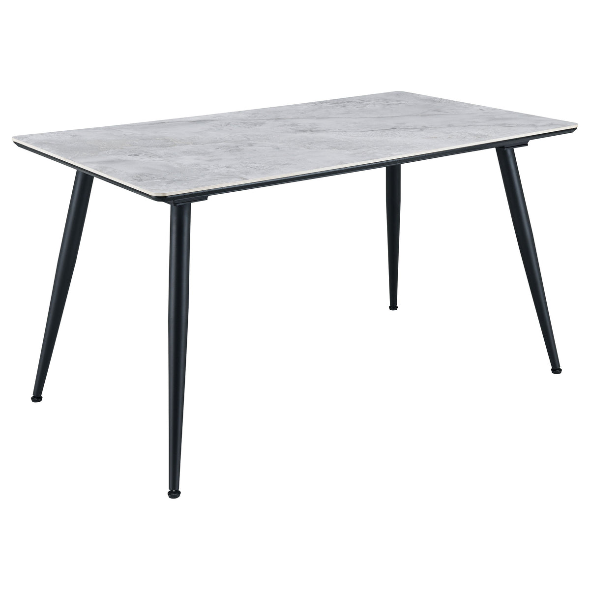 Dennison Rectangular Dining Table Set Grey