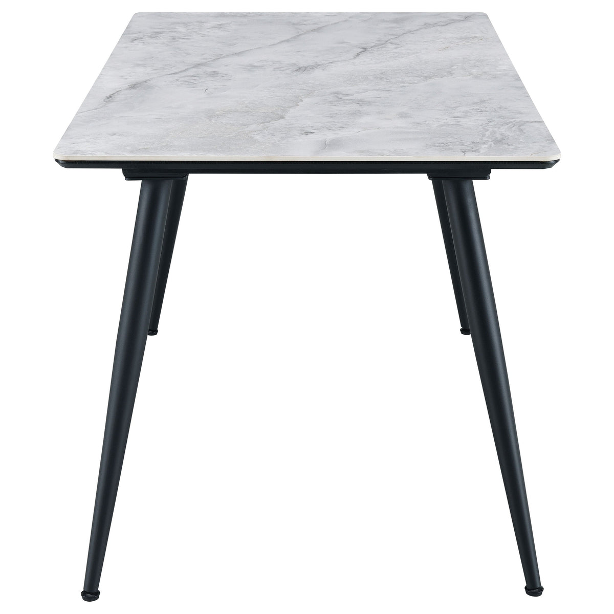 Dennison Rectangular Dining Table Set Grey