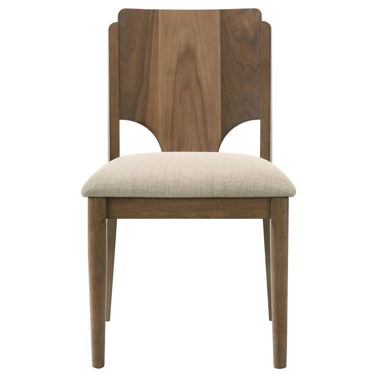 Crestmore 46-inch Round Wood Dining Table Set Walnut