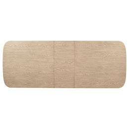 Kailani Rectangular Wood Dining Table Set Beige Oak