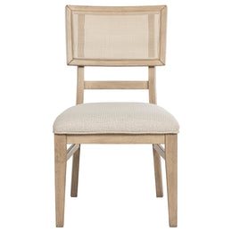 Kailani Rectangular Wood Dining Table Set Beige Oak