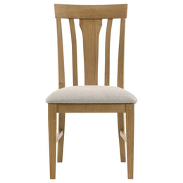 Hartville Dining Side Chair Natural Light Brown (Set of 2)
