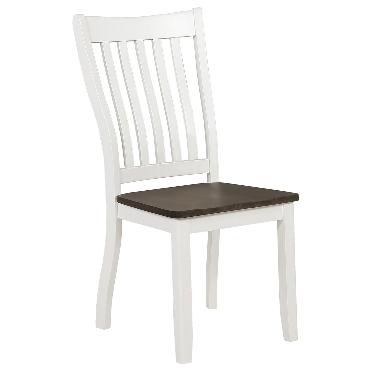 Kingman Rectangular Dining Set Espresso and White