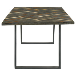 Misty Rectangular Dining Set Sheesham and Camel
