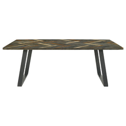 Misty Rectangular Dining Set Sheesham and Camel