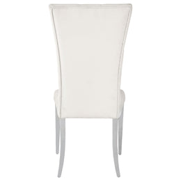 Kerwin Velvet Upholstered Dining Side Chair Grey (Set of 2)