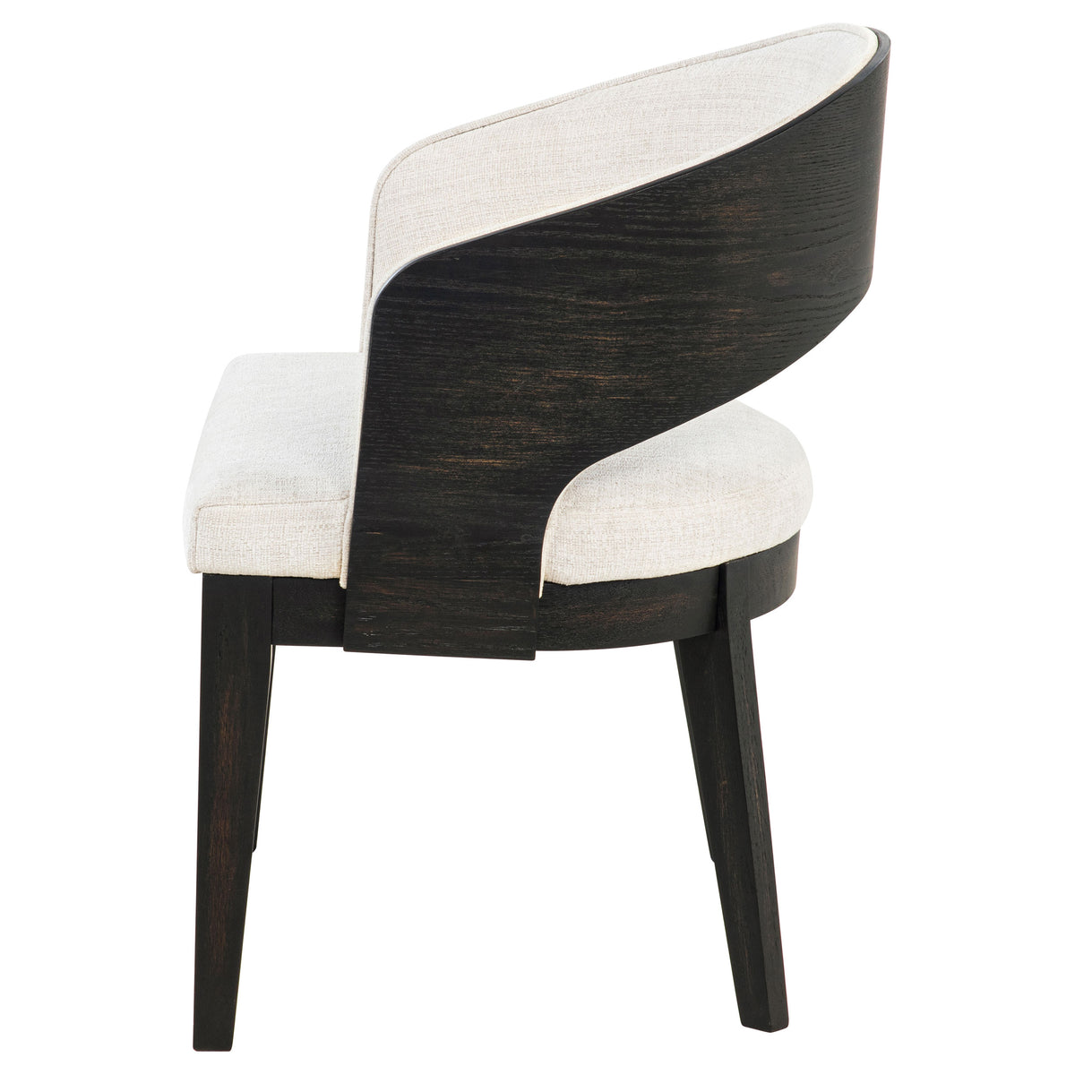 Leandro Upholstered Dining Arm Chair Cream (Set of 2)