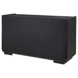 Leandro 2-drawer Dining Sideboard Server Burnished Black