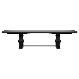 Florence 126-inch Extension Dining Table Set Beige