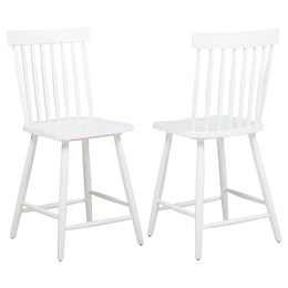 Andrews Windsor Counter Height Dining Side Chair (Set of 2)