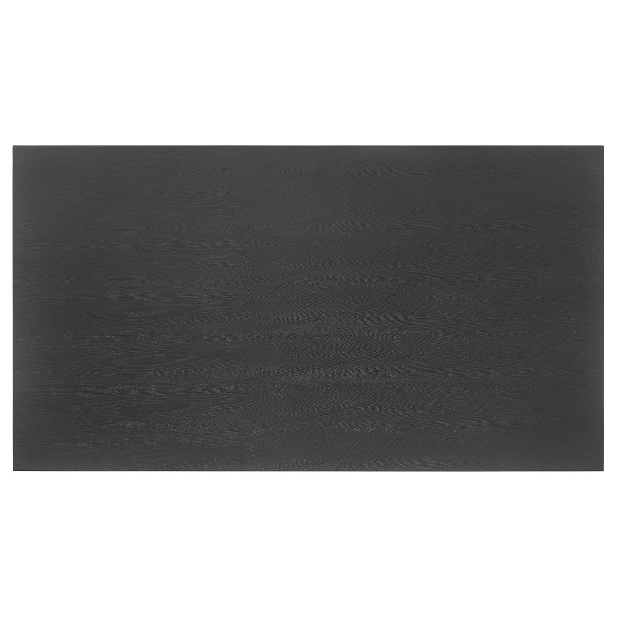 Marbrisa Rectangular Dining Table Set Matte Black