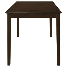 Guillen Rectangular Dining Table Set Cappuccino