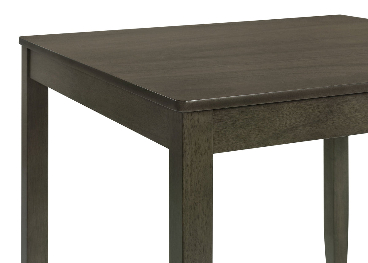 Parkwood Square Dining Table Set Charcoal