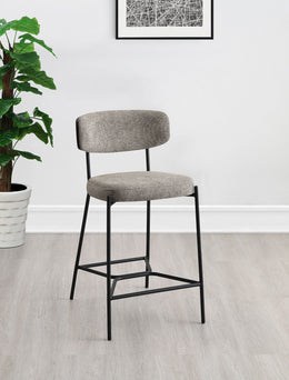 Elison Pub Height Bar Stool Light Brown (Set of 2)