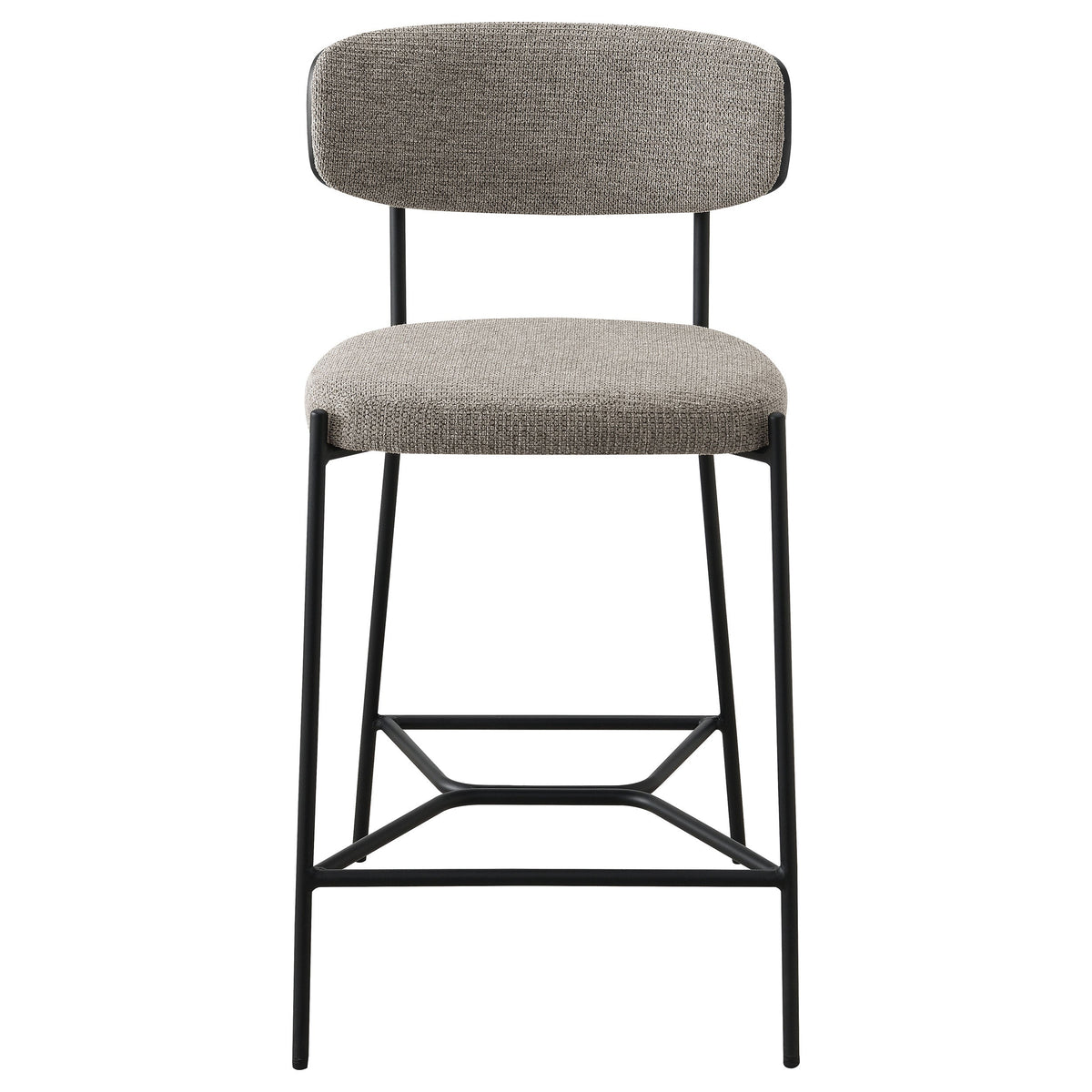 Elison Pub Height Bar Stool Light Brown (Set of 2)