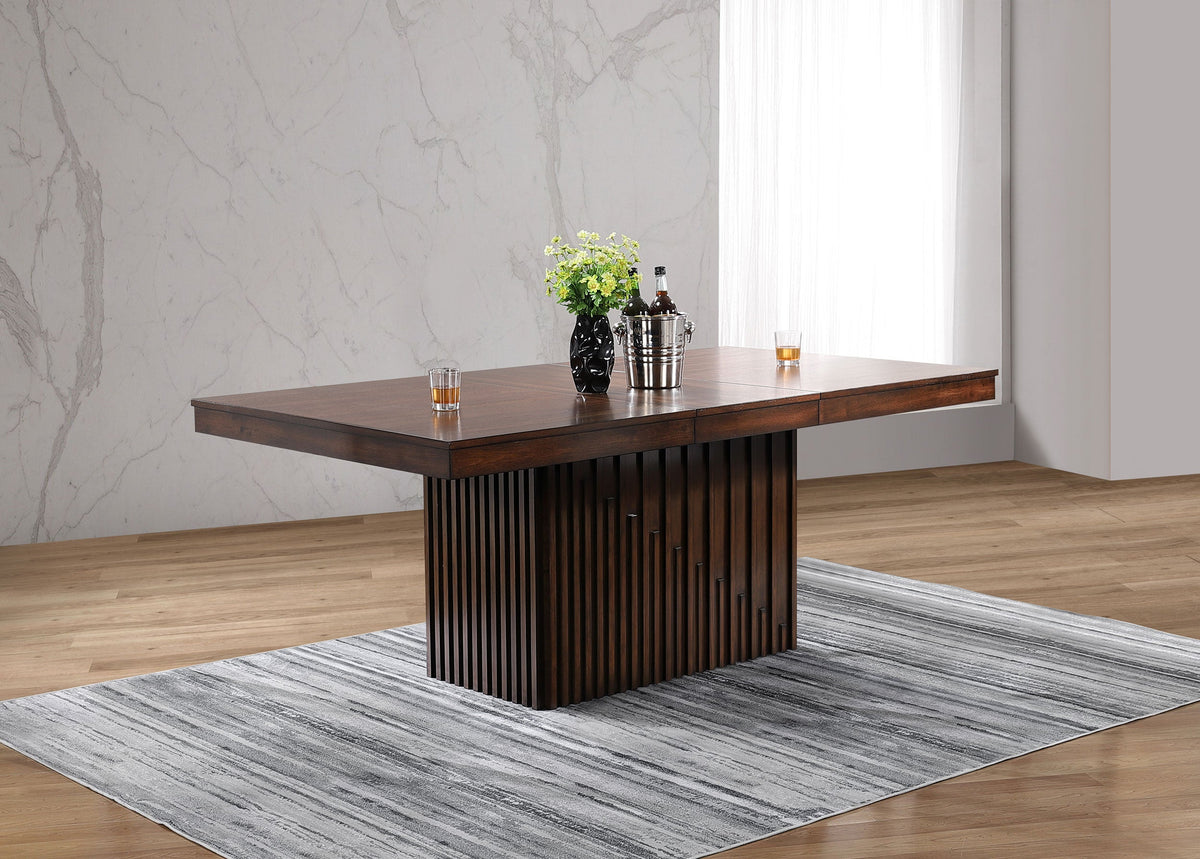 Briarwood 77-inch Extension Leaf Dining Table Mango Oak