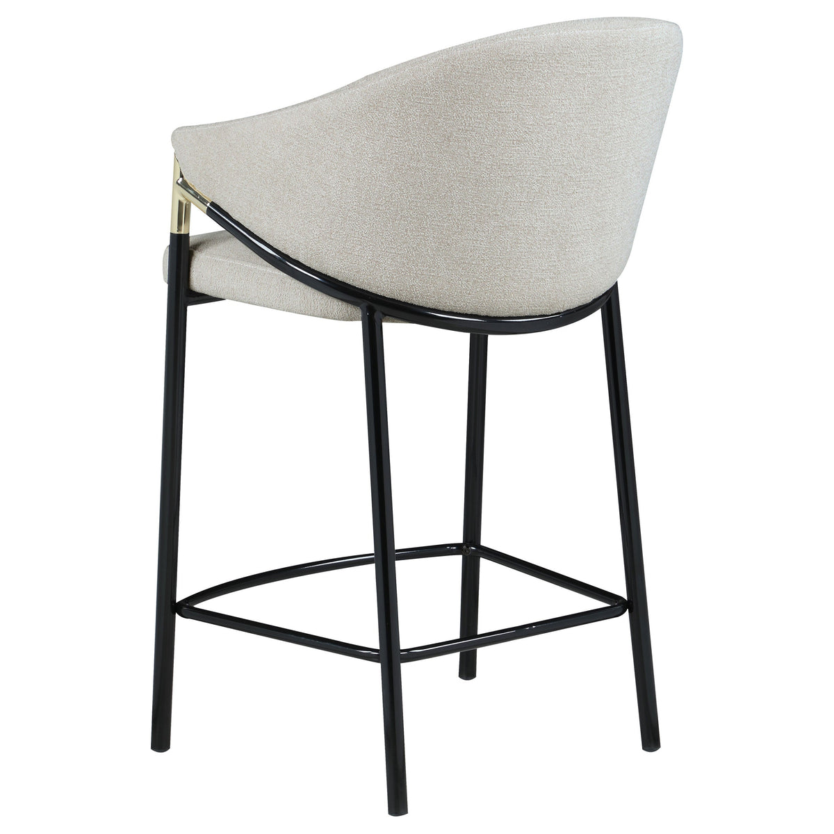 Chadwick Fabric Upholstered Bar Chair Beige (Set of 2)