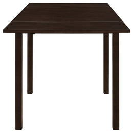 Kelso Drop Leaf Dining Table Set Cappuccino and Tan