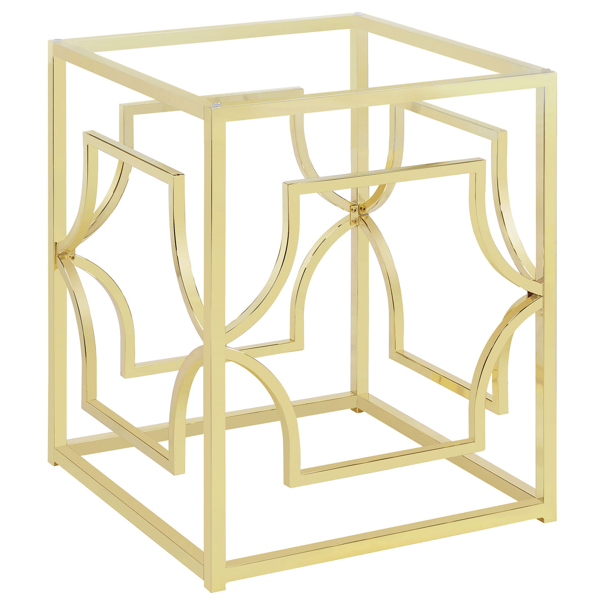 Starlight Square Metal Dining Table Base