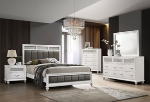 Barzini 4-piece Bedroom Set White