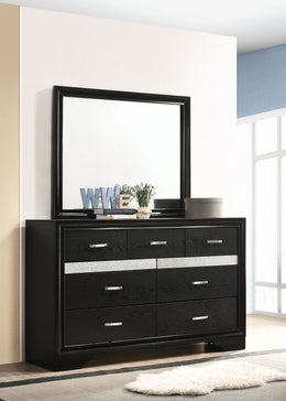 Miranda 7-drawer Dresser Black