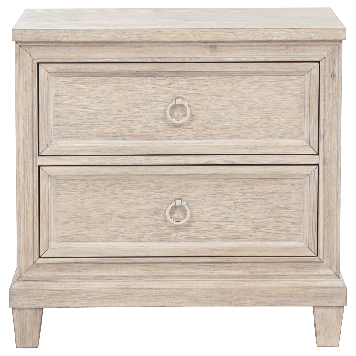 Pembroke 2-drawer Nightstand Bedside Table Washed Oak
