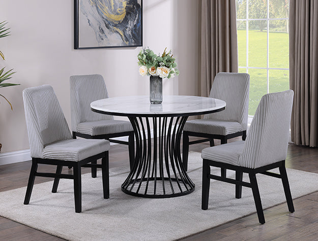 Hadley Faux Marble Dining Sets