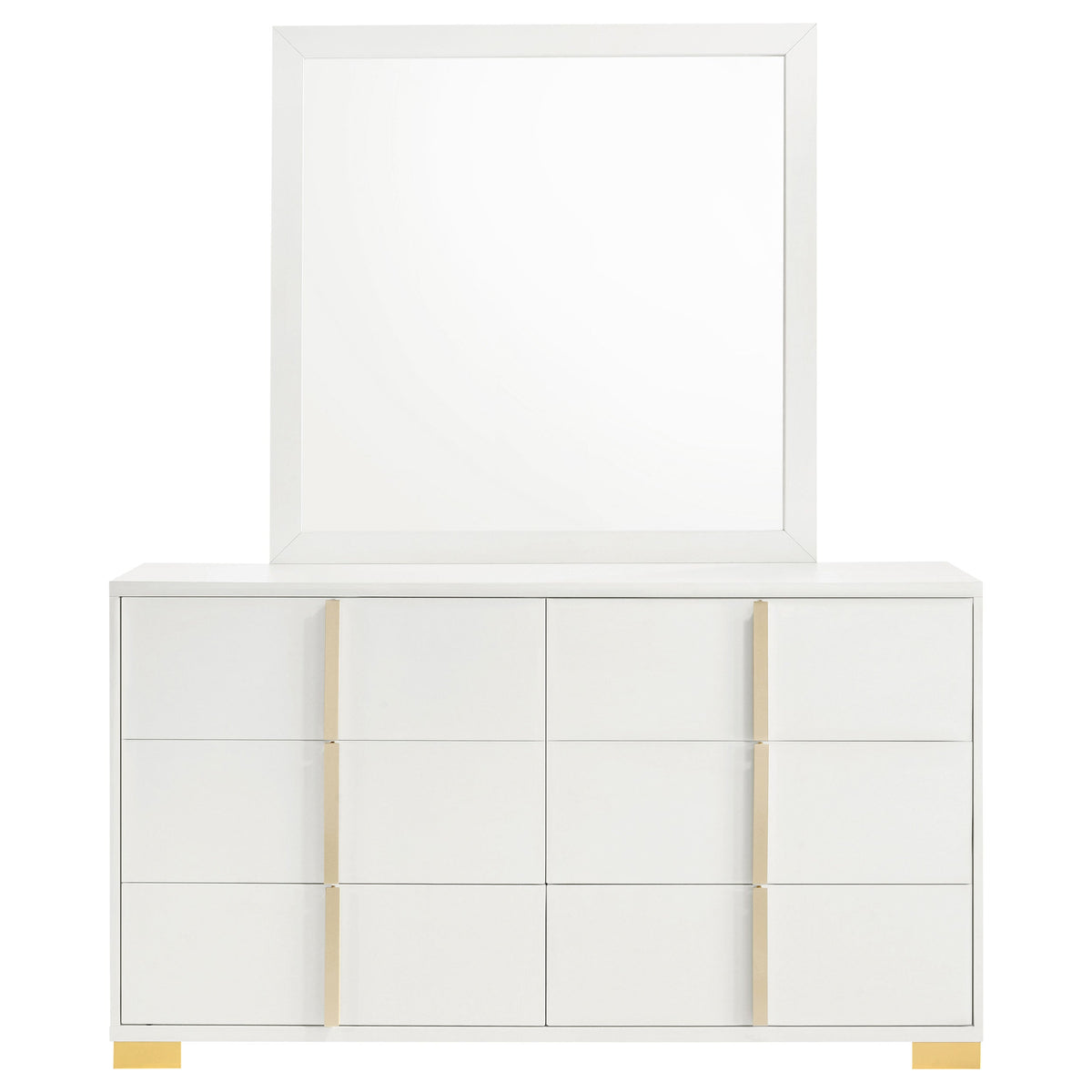 Marceline 6-drawer Dresser Black