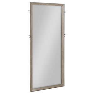 Durango 80-inch Standing Floor Mirror Smoked Peppercorn