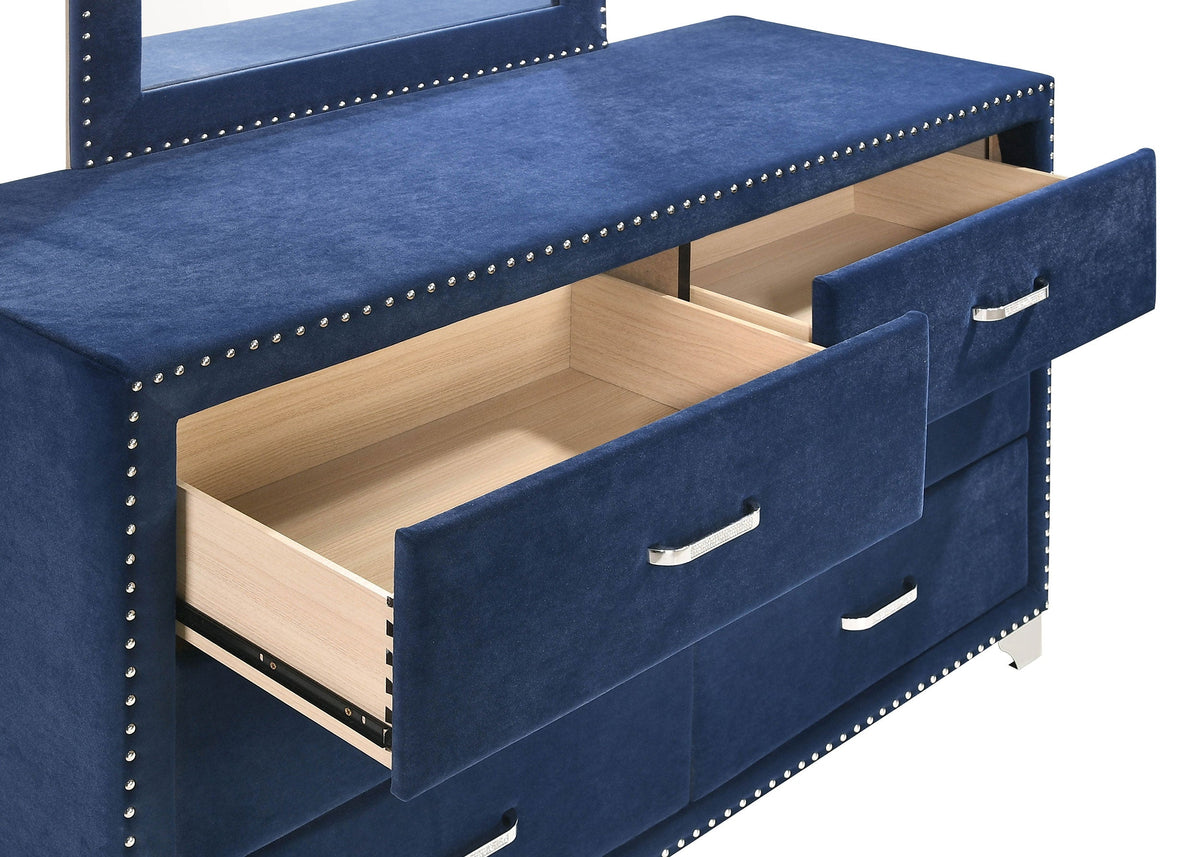 Melody California King Bedroom Set Grey
