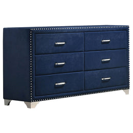 Melody California King Bedroom Set Grey