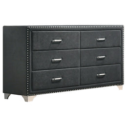 Melody California King Bedroom Set Grey