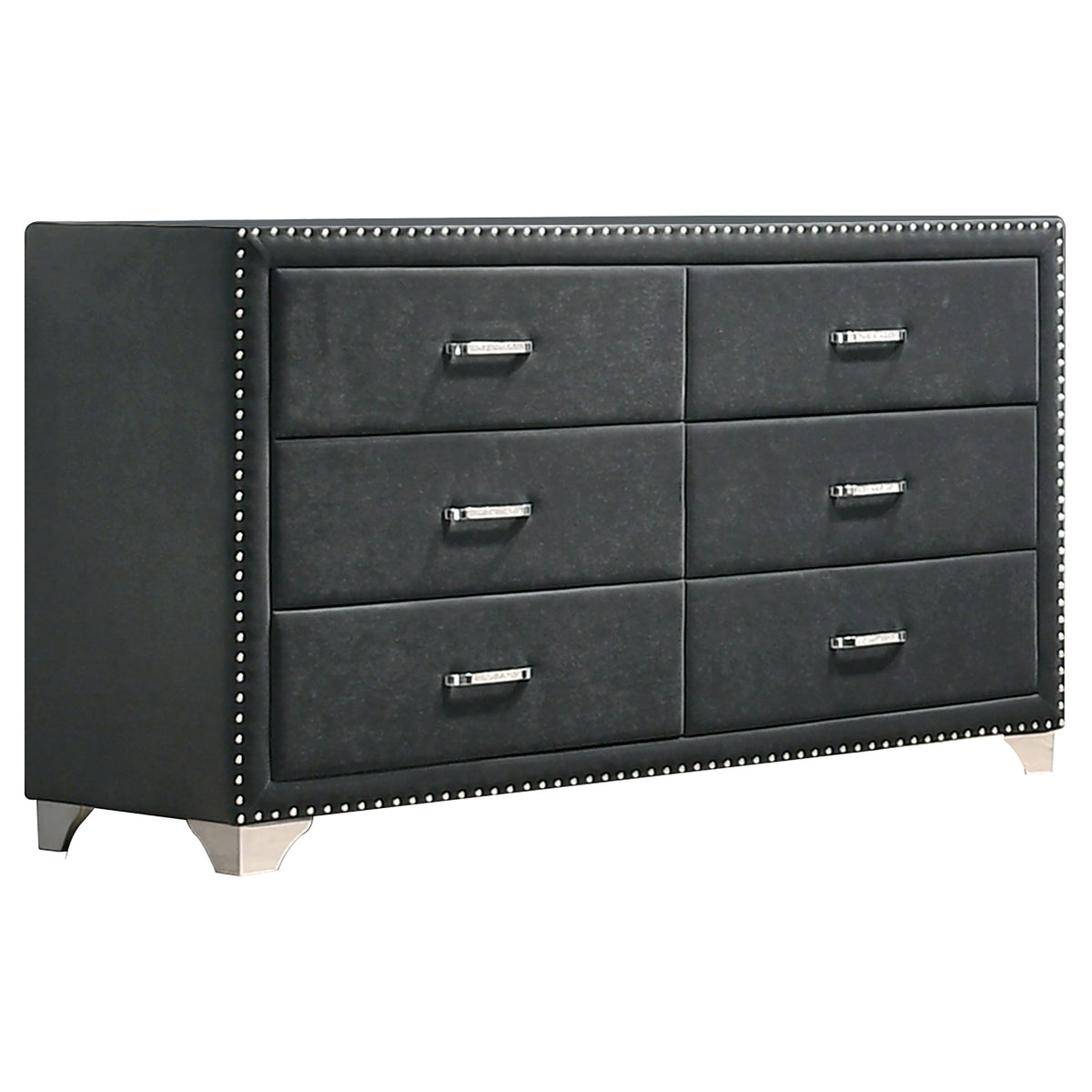 Melody California King Bedroom Set Grey